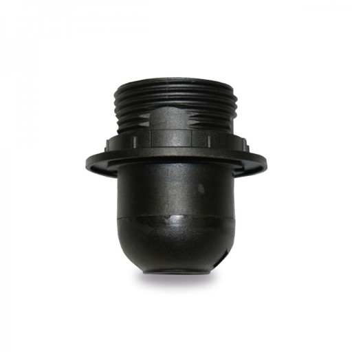 OPRAWKA DO ŻARÓWEK E27 Z KOŁNIERZEM CZARNA 7678043793 - Allegro.pl