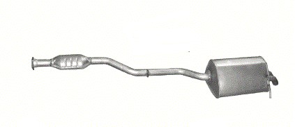 Глушители в сборе Mercedes CLK C209 1,8 Kompressor
