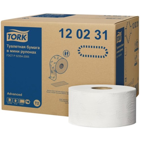 Neparfumovaný toaletný papier Tork 12 ks