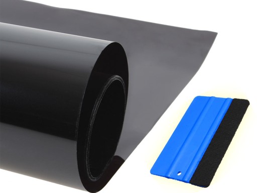 Тонировочная пленка для стекла 1, 52x3 м + Ракель