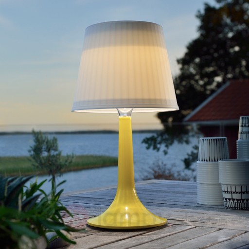 Zdjęcie oferty: Żółta solarna lampa stołowa LED ASSISI SITRA