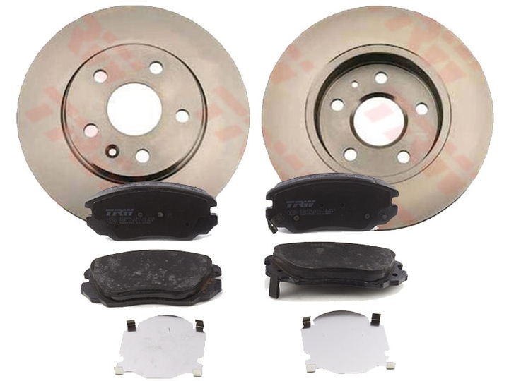 DISCS + PADS TRW FRONT OPEL INSIGNIA SAAB 9-5 photo 2 - milautoparts-fr.ukrlive.com