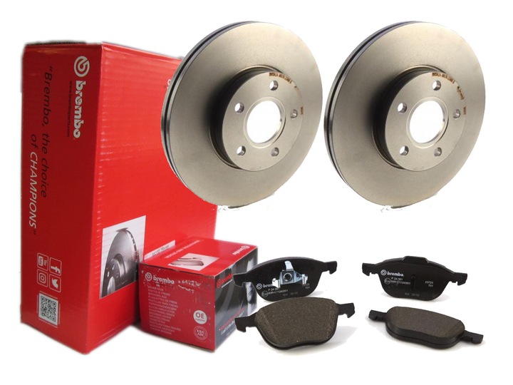 DISCS + PADS BREMBO FRONT VOLVO S40 II V50 C30 photo 1 - milautoparts-fr.ukrlive.com