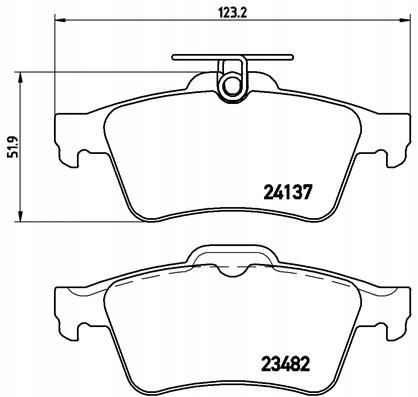 DISCS PADS BREMBO REAR - FORD FOCUS MK2 265MM photo 3 - milautoparts-fr.ukrlive.com