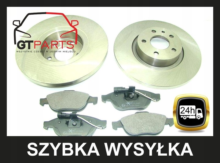 DISQUES 2 PC. + SABOTS DE FREIN AVANT ALFA ROMEO 147 156 INTEGRAL photo 2 - milautoparts-fr.ukrlive.com