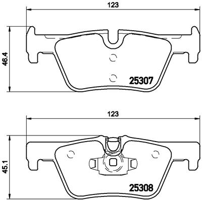 DISQUES I SABOTS DE FREIN BREMBO ARRIÈRE BMW 2 F22 F23 300M photo 3 - milautoparts-fr.ukrlive.com