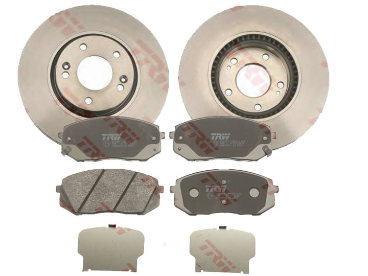 DISQUES + SABOTS DE FREIN TRW AVANT HYUNDAI I40 IX35 300MM photo 2 - milautoparts-fr.ukrlive.com