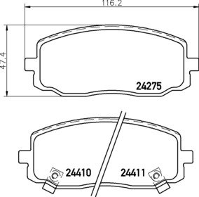 SABOTS DE FREIN DISQUES TEXTAR AVANT HYUNDAI I10 KIA PICANTO photo 2 - milautoparts-fr.ukrlive.com