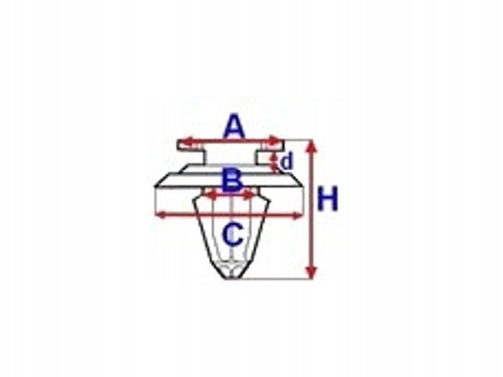 CLAMPS PINS COVER DOOR MERCEDES W176 A CLASS photo 2 - milautoparts-fr.ukrlive.com