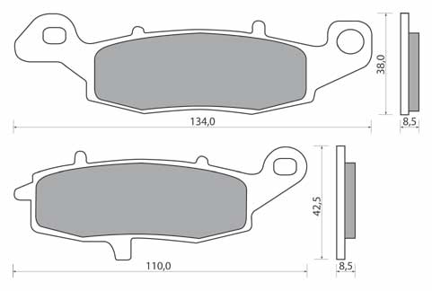 PADS SUZUKI GS 500 GS500 TU 250 RV 125 VAN VAN photo 1 - milautoparts-fr.ukrlive.com