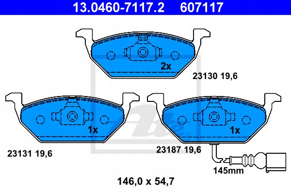 DISCS PADS ATE FRONT - SEAT LEON 1P 280MM photo 3 - milautoparts-fr.ukrlive.com