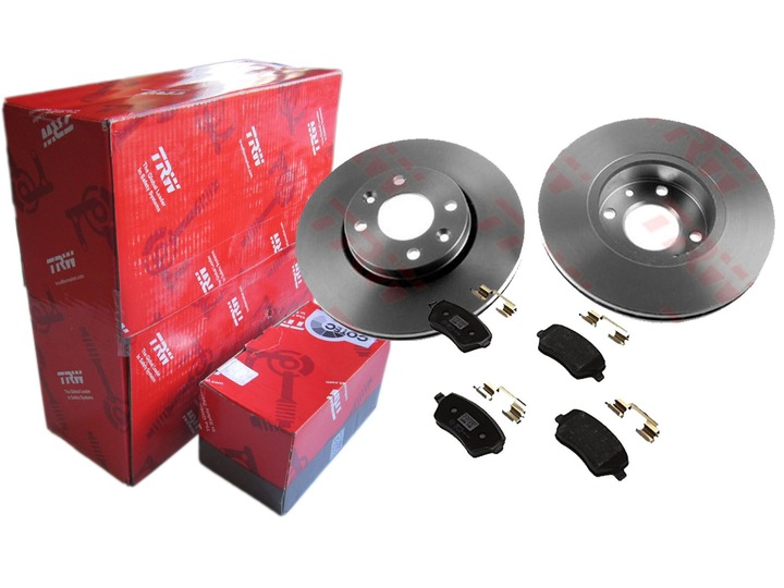 DISQUES + SABOTS DE FREIN TRW AVANT RENAULT MODUS CLIO 3 photo 1 - milautoparts-fr.ukrlive.com