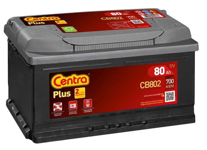 BATTERY CENTRA CB802 photo 1 - milautoparts-fr.ukrlive.com