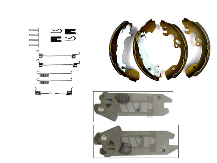 SABOTS DE FREIN À TAMBOUR + ROZPIERAKI + COMPLET DE RESSORTS FORD FOCUS I photo 1 - milautoparts-fr.ukrlive.com