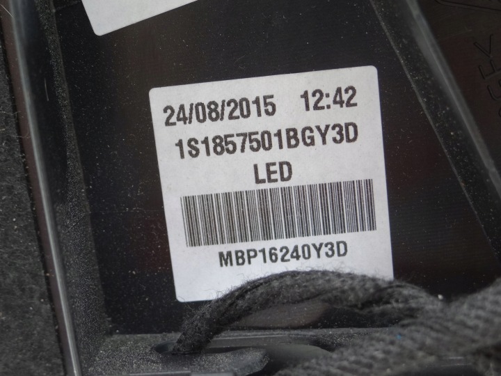 RÉTROVISEURS ÉLECTRIQUE VW UP 1S1857501BG/502AM ORIGINAL