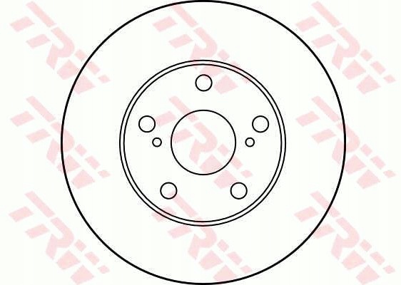 DISCS PADS TRW FRONT - TOYOTA AVENSIS VERSO photo 2 - milautoparts-fr.ukrlive.com