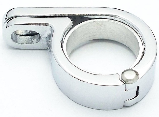 STRAP MOUNTING STEEL CHROME STRAPS 22-25MM photo 1 - milautoparts-fr.ukrlive.com