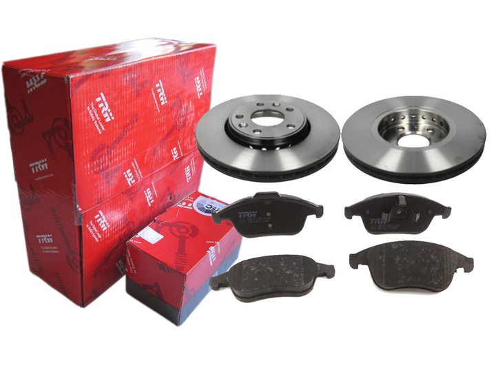 DISCS + PADS TRW FRONT RENAULT SCENIC III 296MM photo 1 - milautoparts-fr.ukrlive.com