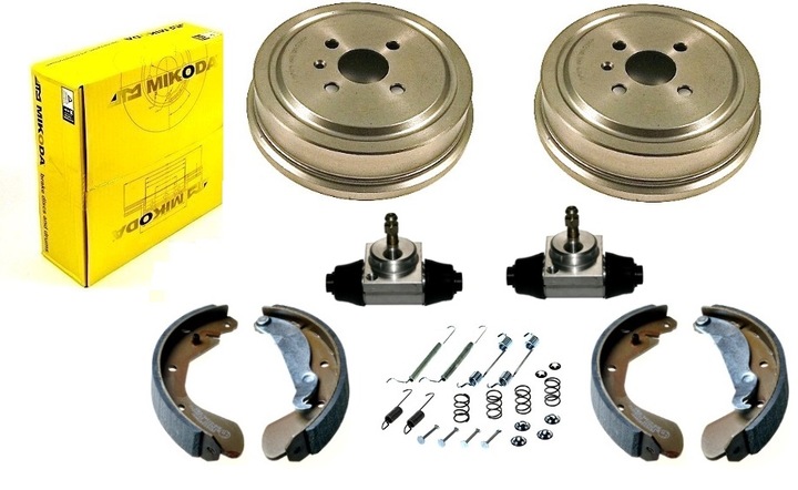 BEBNY BRAKE SHOES OPEL ASTRA F UNIVERSAL 1995- ASTRA G VECTRA B COMBO C SET 230MM 4 photo 1 - milautoparts-fr.ukrlive.com