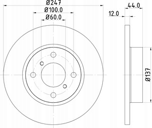 SABOTS DE FREIN DISQUES TEXTAR AVANT OPEL AGILA 246,5MM photo 3 - milautoparts-fr.ukrlive.com