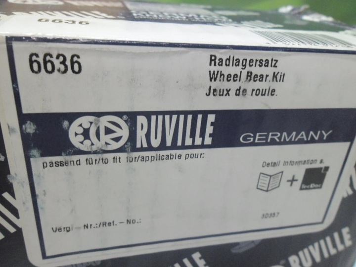 ROULEMENT ROUES MOYEU JUMPY SCUDO EXPERT RUVILLE photo 3 - milautoparts-fr.ukrlive.com