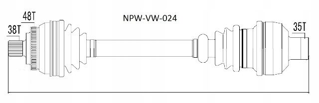 HALF-AXLE AXLE SWIVEL RIGHT VW SHARAN 1.9TDI 96-00 photo 2 - milautoparts-fr.ukrlive.com