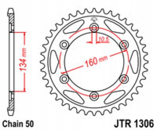 PINION GEAR REAR JT SPROCKETS JTR1306.42 photo 3 - milautoparts-fr.ukrlive.com