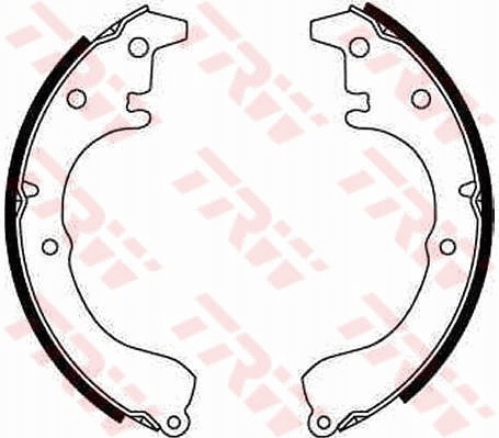 TRW BRAKE SHOES TOYOTA TERCEL, STARLET 1978-88 photo 1 - milautoparts-fr.ukrlive.com