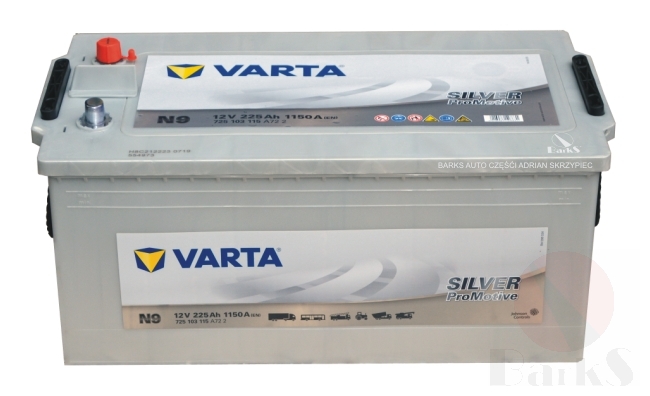 Battery Varta N9 225Ah