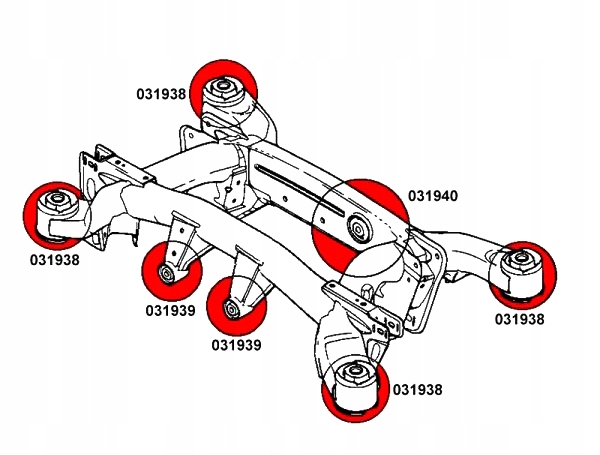 POLYURÉTHANNE DOUILLES BLOCAGE SILENCIEUX POUTRES ARRIÈRE BMW X5 E53 KIT photo 3 - milautoparts-fr.ukrlive.com