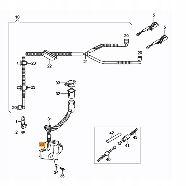 RÉSERVOIR DE FLUIDE LAVE-GLACE SEAT MI 12-/ SKODA CITIGO/ VW UP photo 3 - milautoparts-fr.ukrlive.com