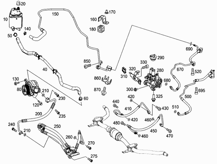 CABLE OIL SUSPENSION MERCEDES ML W166 GL photo 2 - milautoparts-fr.ukrlive.com