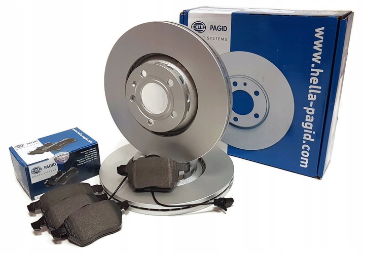 2× DISCS REAR FOCUS II GALAXY II KUGA MONDEO IV S-MAX + HELLA PAGID PADS BRAKE T1696 photo 1 - milautoparts-fr.ukrlive.com