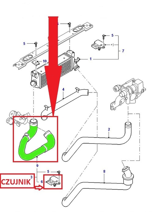 TUYAU BUSE DE RADIATEUR FORD TRANSIT 2.4 1507243 photo 5 - milautoparts-fr.ukrlive.com