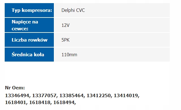 COMPRESSEUR DU CLIMATISEUR OPEL ZAFIRA C 1.4 24M GW photo 5 - milautoparts-fr.ukrlive.com