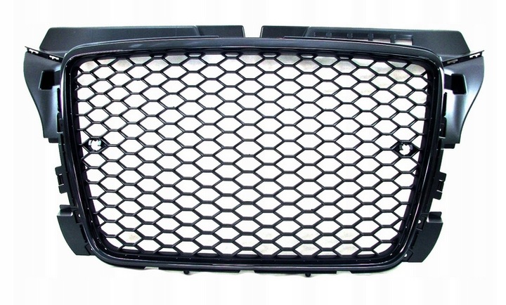 GRILLE RADIATOR GRILLE AUDI A3 8P FACELIFT RS LOOK POLMAT PLASTER MIODU FRAME GLOSS PARKTRONIC photo 3 - milautoparts-fr.ukrlive.com