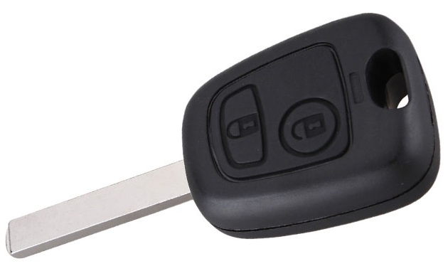 KEY REMOTE CONTROL FOLDED PEUGEOT 206 207 307 407 photo 2 - milautoparts-fr.ukrlive.com