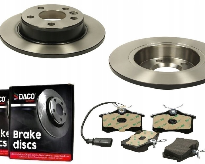 2 DISCS +BRAKE PADS REAR REAR FORD GALAXY MKI 96-2010 photo 1 - milautoparts-fr.ukrlive.com