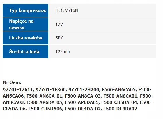 COMPRESSEUR DU CLIMATISEUR HYUNDAI ELANTRA CRDI 24M GW photo 5 - milautoparts-fr.ukrlive.com