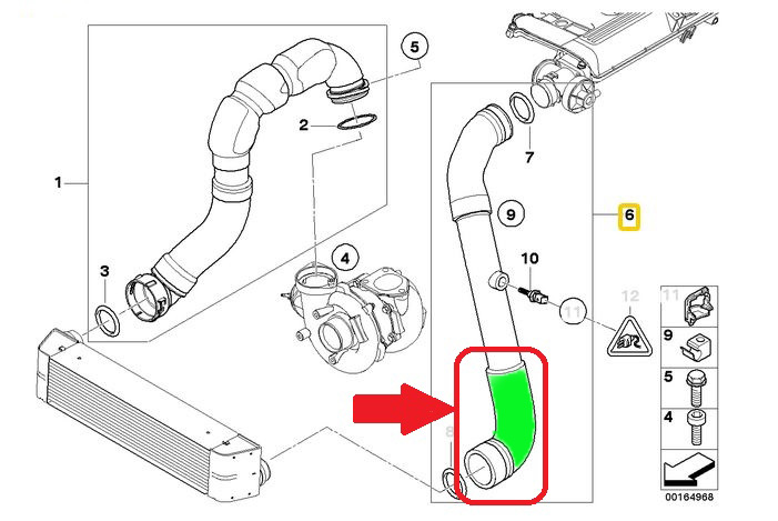 FIL TURBO DE RADIATEUR BMW E65 730D photo 6 - milautoparts-fr.ukrlive.com