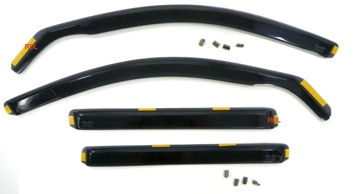 FORD MONDEO MK4 07-14 SEDAN HTB SIDE-WINDOW DEFLECTORS DOOR HEKO photo 1 - milautoparts-fr.ukrlive.com