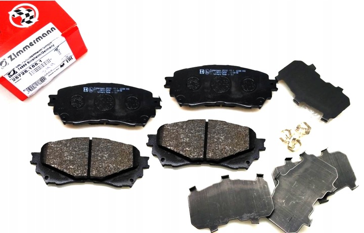 PADS BRAKE FRONT 25725.155.1 ZIMMERMANN photo 9 - milautoparts-fr.ukrlive.com