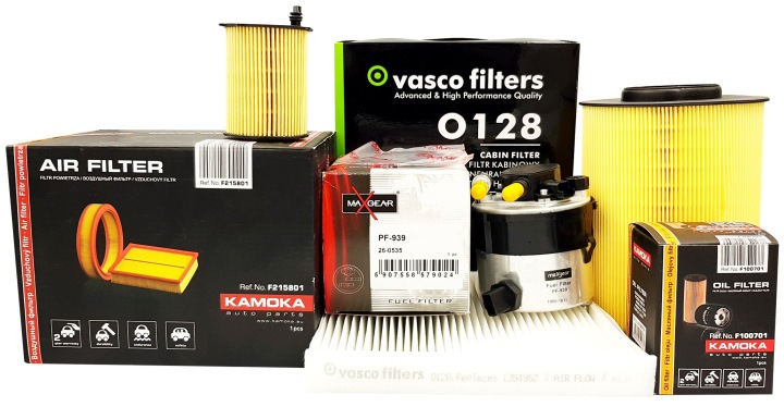 PEUGEOT 207 307 308 1.6 HDI KIT FILTRES KAMOKA