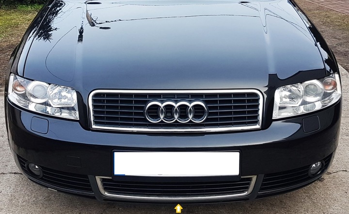 AUDI A4 B6 00-04R GRILLE DEFLECTOR BUMPER CENTRAL photo 3 - milautoparts-fr.ukrlive.com