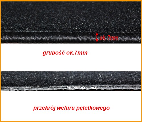 AUDI A5 SPORTBACK 09-16 MATS VELOUR FRONT 7M photo 6 - milautoparts-fr.ukrlive.com