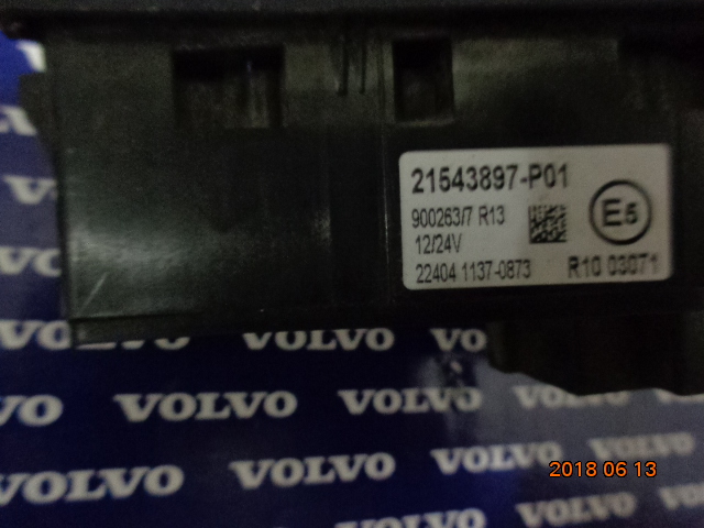 COMMUTATEUR PANNEAU COMMANDE VITRE VOLVO 22566510