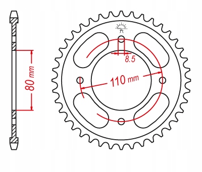 PIGNON ARRIÈRE JT SPROCKETS JTR1219-42 photo 3 - milautoparts-fr.ukrlive.com