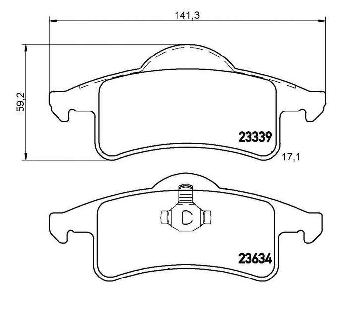 SABOTS DE FREIN 72525 JEEP GRAND CHEROKEE II 2 WJ WG ARRIÈRE photo 2 - milautoparts-fr.ukrlive.com