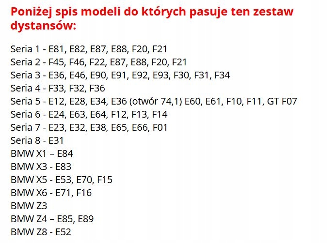 DISTANCES BMW E36 E39 E60 E90 E38 5X120 20MM+SRUBY photo 8 - milautoparts-fr.ukrlive.com