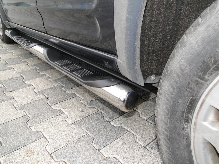 TOYOTA RAV 4 2013-2019 CANALISATIONS MARCHES PUISSANT ACIER INOXYDABLE 76MM